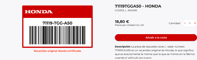 Screenshot 2026-06-14 at 14-42-02 COVER L. RADAR 71119-TGG-A50 Buscar modelos compatibles con una referencia